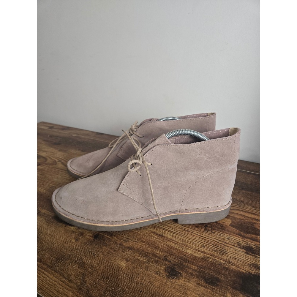 Robert Wayne Brent 281 Men Suede Chukka Desert Boots Taupe Casual Shoes Size 11